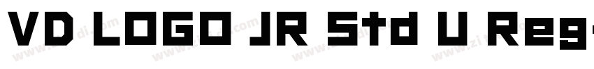 VD LOGO JR Std U Reg字体转换 VD LOGO JR Std U Reg字体转换